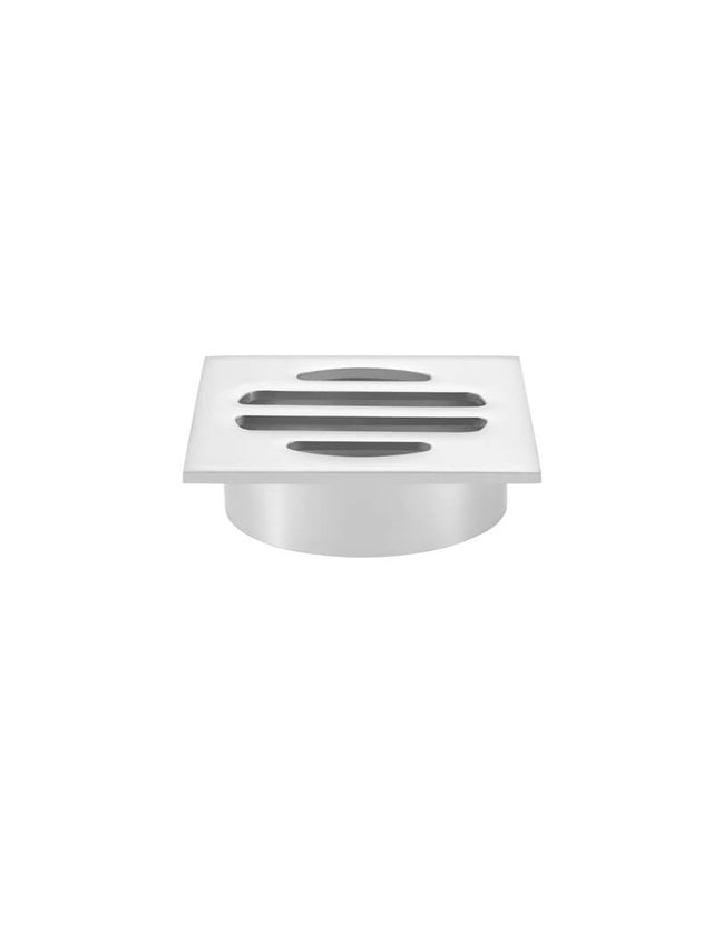 Square Floor Grate Shower Drain 50mm outlet - Polished Chrome (SKU: MP06-50-C) by Meir