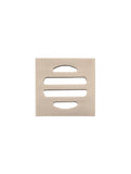 Square Floor Grate Shower Drain 50mm outlet - Champagne - MP06-50-CH
