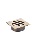 Square Floor Grate Shower Drain 50mm outlet - Champagne - MP06-50-CH