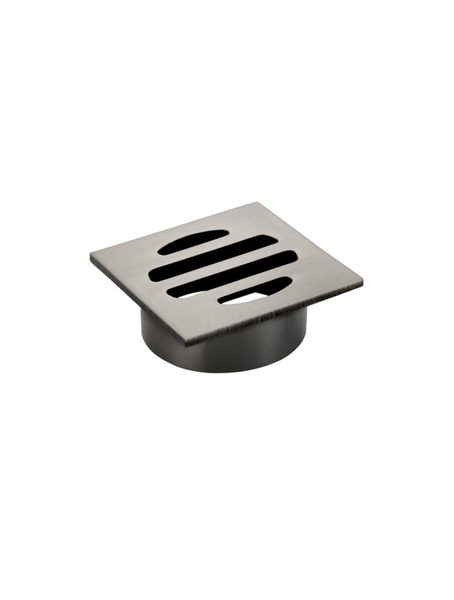 Square Floor Grate Shower Drain 50mm outlet - Shadow (SKU: MP06-50-PVDGM) by Meir