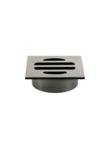 Square Floor Grate Shower Drain 50mm outlet - Shadow