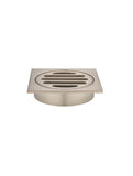 Square Floor Grate Shower Drain 80mm outlet - Champagne - MP06-80-CH
