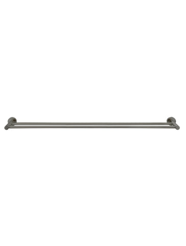 Round Double Towel Rail 900mm - Shadow
