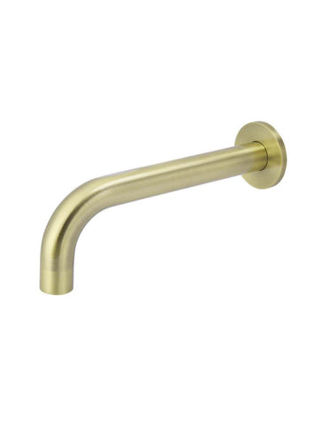 Round Curved Bath Spout - PVD Tiger Bronze