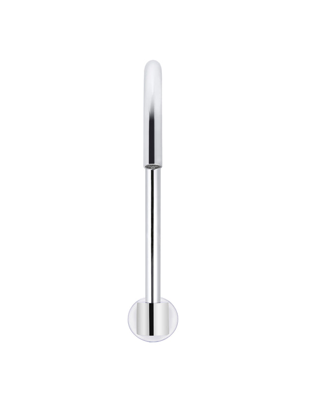 Round High-Rise Swivel Wall Spout - Polished Chrome (SKU: MS07-C) by Meir