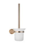 Round Toilet Brush & Holder - Champagne (SKU:MTO01-R-CH) by Meir - MTO01-R-CH