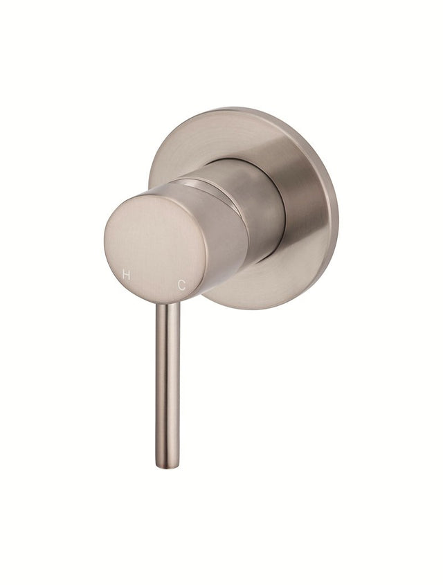 Round Wall Mixer - Champagne (SKU: MW03-CH) by Meir