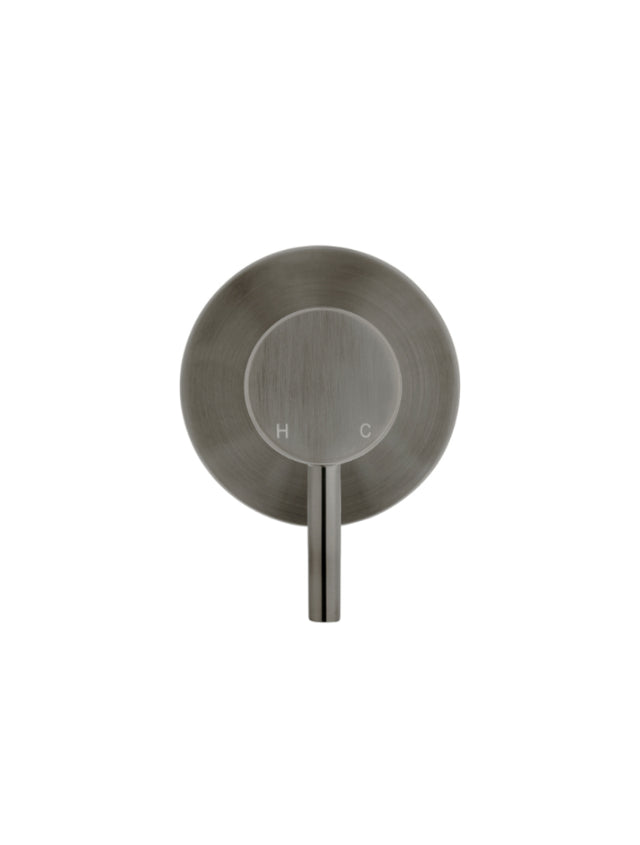 Round Wall Mixer short pin-lever - Shadow (SKU: MW03S-PVDGM) by Meir