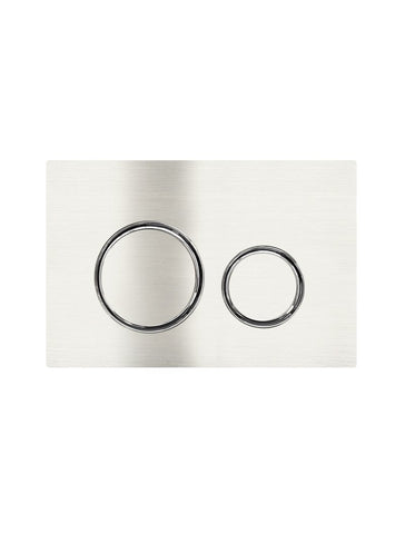 Sigma 21 Dual Flush Plate by Geberit - PVD Brushed Nickel