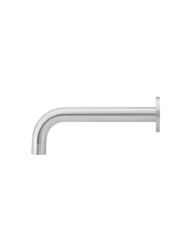 Round Curved Basin Wall Spout - Polished Chrome (SKU: MBS05-C) by Meir