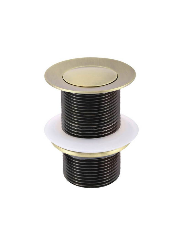 Basin Pop Up Waste 32mm - No Overflow / Unslotted - PVD Tiger Bronze (SKU: MP04-B-PVDBB) by Meir