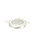 Square Floor Grate Shower Drain 100mm outlet - PVD Brushed Nickel - MP06-100-PVDBN