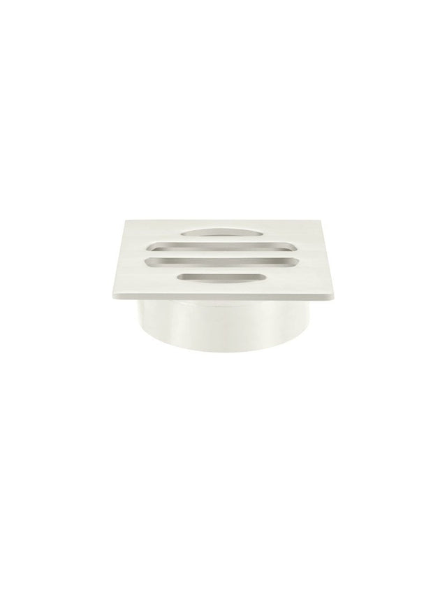 Square Floor Grate Shower Drain 50mm outlet - PVD Brushed Nickel (SKU: MP06-50-PVDBN) by Meir