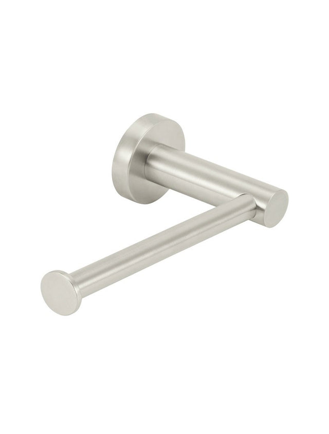 Round Toilet Roll Holder - PVD Brushed Nickel (SKU: MR02-R-PVDBN) by Meir
