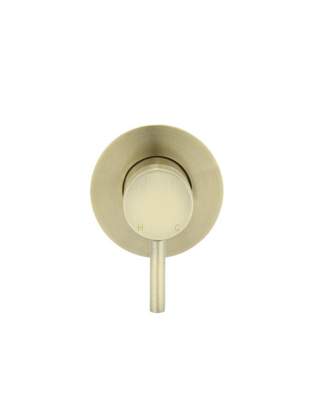 Round Wall Mixer short pin-lever - PVD Tiger Bronze (SKU: MW03S-PVDBB) by Meir