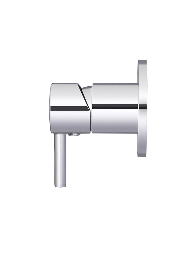 Round Wall Mixer short pin-lever - Polished Chrome (SKU: MW03S-C) by Meir