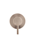 Round Wall Mixer short pin-lever - Champagne - MW03S-CH
